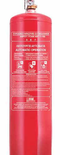 Πυροσβεστήρας ABF Wet Chemical 13lt τοπικής εφαρμογής • Θέση για πυροκροτητή