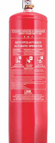 Πυροσβεστήρας ABF Wet Chemical 16lt τοπικής εφαρμογής • Θέση για πυροκροτητή