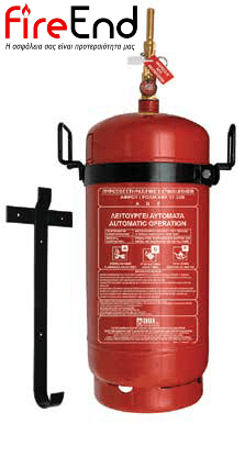 Πυροσβεστήρας ABF Wet Chemical 18lt τοπικής εφαρμογής • Θέση για πυροκροτητή