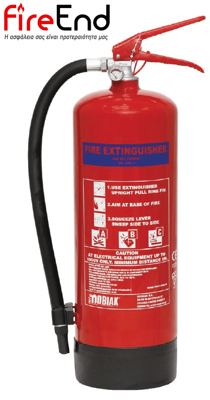 Πυροσβεστήρας ξηράς σκόνης 6kg - BSI KITEMARK SERIES